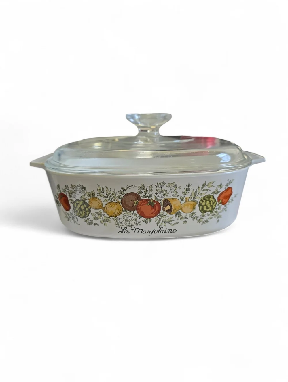 Vintage Corning Ware Spice of Life 2 Qt Casserole Dish A-2-B with Glass Lid USA